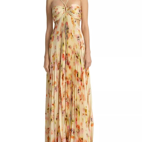 A.L.C. Moira Cut-Out Floral Maxi Dress